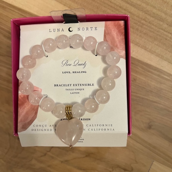 Luna Norte Rose Quartz bracelet - Picture 2 of 3